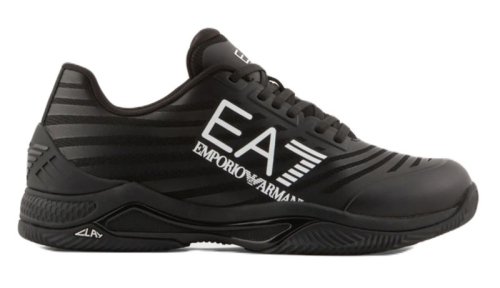 EA7 Unisex Woven Sneaker - triple black/white