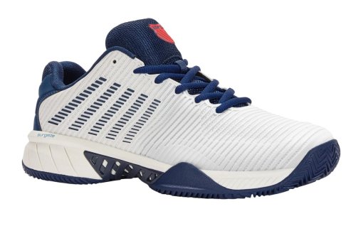 K-swiss Hypercourt Express 2 HB - blanc de blanc/blue opal/lollipop