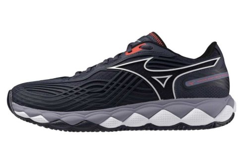 Mizuno Wave Enforce Tour 2 CC - odyssey gray/white/fiery coral 2