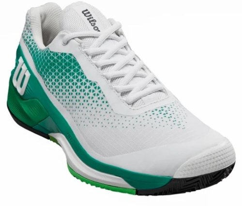Wilson Rush Pro 4.0 Clay - white/bosphorus/green