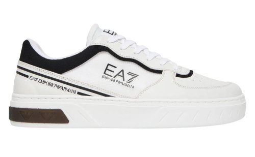 EA7 Unisex Woven Sneaker - white/black