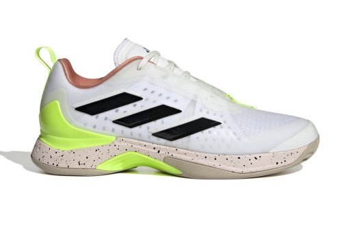 Adidas Avacourt - white/core black/lucid lemon
