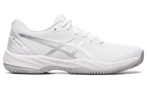 Asics Gel-Game 9 Clay/OC - white/pure silver