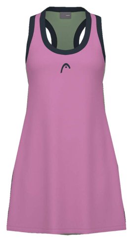 Head Play Tech Dress - cyclame/celery green