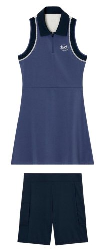 EA7 Tennis Pro Freestyle Polo - armani blue/deep cobalt