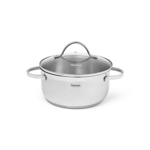 Fissman Katls LUMINOSA 18x8,5 cm/2100 ml ar stikla vāku (nerūsējo&scaron;ais tērauds)
