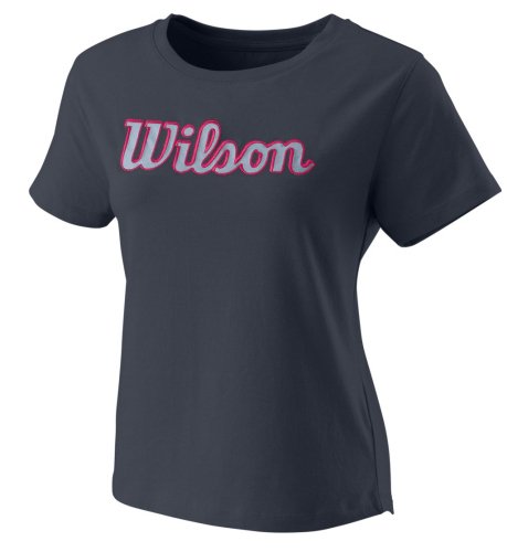 Wilson Script Eco Cotton Tee W - india ink