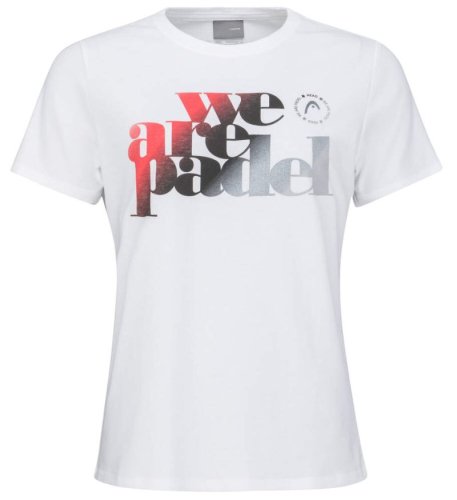 Head We Are Padel II T-Shirt - white/black