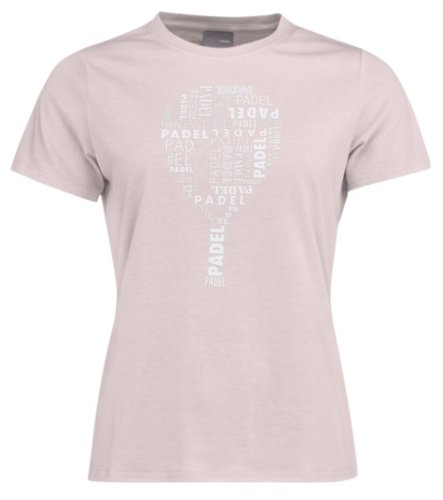 Head Padel TYPO T-Shirt W - rose