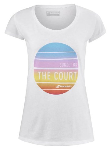 Babolat Exercise Message Tee W - white