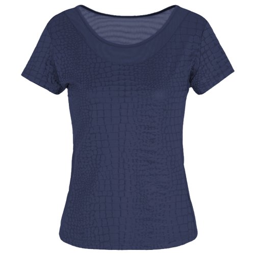 EA7 Woman Jersey T-shirt - fancy navy blue