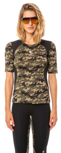 Hydrogen Printed Second Skin Tee Woman - camouflage