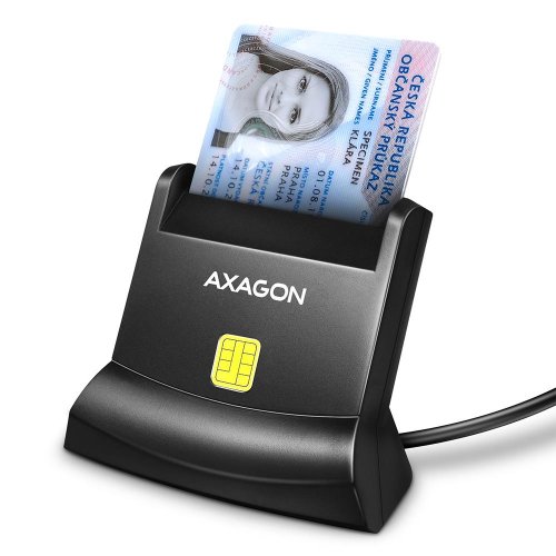 Axagon CARD READER STAND SMARTCARD/ID/USB2.0 1.3M CRE-SM4N
