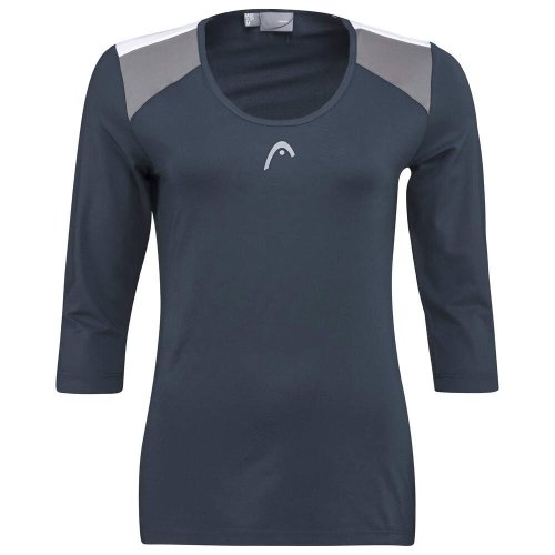 Head Club 22 Tech 3/4 Shirt - navy
