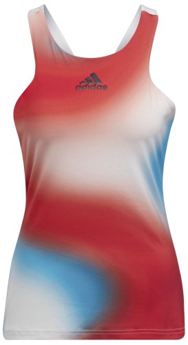 Adidas Mel Y Tank W - white/vivid red/skyrus