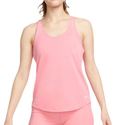Nike Dri-FIT One Breathe Tank - coral chalk/white