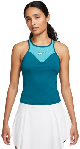 Nike Court Dri-Fit Slam Top - geode teal/teal nebula/geode teal/white