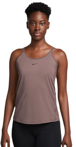 Nike One Classic Dri-Fit Tank - smoke mauve/black