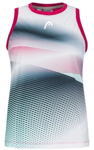 Head Performance Tank Top - mulberry/print perf