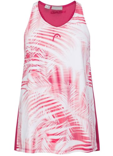 Head Agility Tech Tank Top - mulberry/print vision