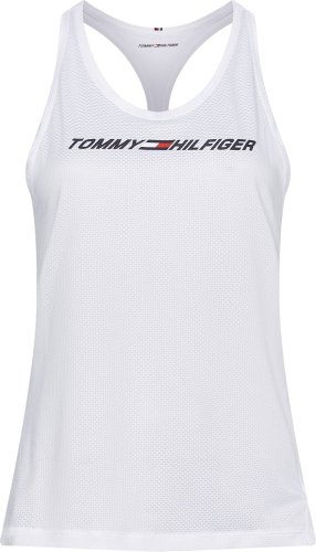 Tommy hilfiger Reg Graphic Mesh C-NK Tank Top - optic white