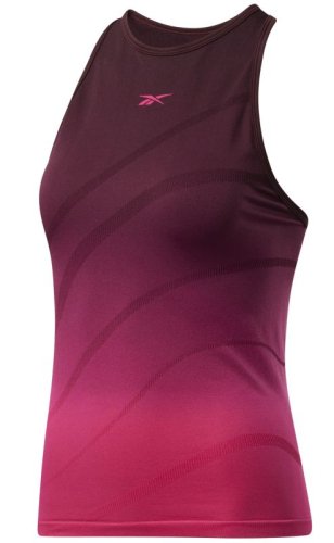 Reebok United By Fitness Seamless Tank Top W - maroon/pursuit pink