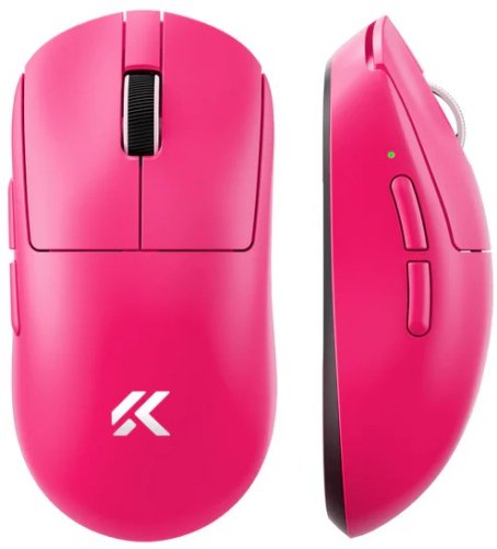 Mchose A7 Ultra V2 Wireless Mouse | 2.4GHz, BT | 500 mAh | Rose Red