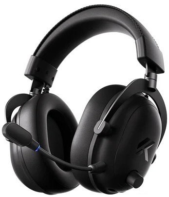 Mchose V9 Turbo Magnetic Wireless Earphones | 2.4G, BT, TYPE-C | Steel Black