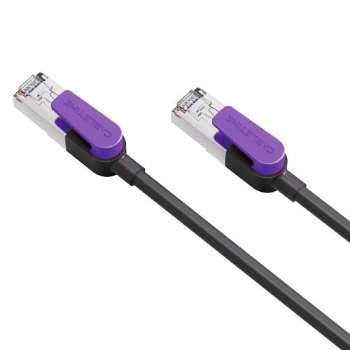 Cabletime Cable Cat8 S/STP, 3m, black