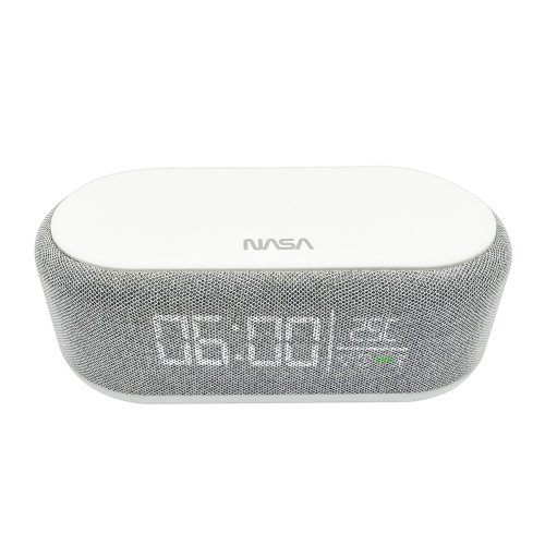 Nasa SPC400  Bluetooth Speaker/ Alarm Clock/ Wireless Charger