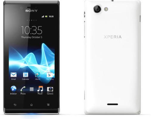 Sony ST26i Xperia J White/Black (Sony Ericsson ST26i)