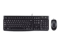 Logitech LOGI MK120 corded Desktop black USB (US)