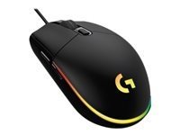Logitech MOUSE USB OPTICAL G102 LIGHTSY/BLACK 910-005823