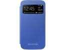 Samsung Galaxy i9500/i9505 S4 IV Original Premium S-view cover flip case EF-CI950BLEGWW rigel blue maks 
