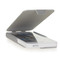 Apple iPhone 5/5S/5C Light White Grey Thin Flip Case Cover maks 