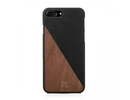 Apple Woodcessories EcoSplit Wooden+Leather iPhone 7+ / 8+  Walnut/black eco249