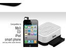 Divoom iFit-1 Stereo speakers Apple iPhone 3/4/5 iPad 2/3/4/mini On Go Samsung Galaxy S2/S3/Note/Note2 all smart phones stereo white