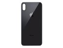 iPhone Xs Max Aizmugurējais stikla panelis (Melns)