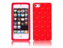 Apple iPhone 5 Luxury Diamond Red Silicone Case Cover Bumper maks