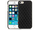 Apple iPhone 5/5S Cube Pattern Protective Snap-On Leather Back Case Cover maks