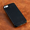 Apple iPhone 5/5S PIERRE CARDIN Genuine Leather Cover Hard Back Case Cover Black maks