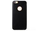 Apple iPhone 6 4.7 Black Leather 1mm Ultra Thin Slim Back Protector Case Cover maks
