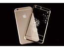 Apple iPhone 6/6S 4.7 Gold Dandelion Stylish Clear Crystal Diamond Transparent Back Hard Case Cover maks vāciņš