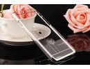 Apple iPhone 6/6S 4.7 Silver Dandelion Stylish Clear Crystal Diamond Transparent Back Hard Case Cover maks vāciņš