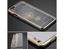 Apple iPhone 5/5S Gold Dandelion Stylish Clear Crystal Diamond Transparent Back Hard Case Cover maks vāciņš