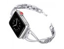 Apple Watch 38/ 40mm Rokassprādze Ar Akmeņiem (Sudraba)
