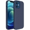 iPhone 12/12 Pro Silikona maciņ&scaron; Miracase (Tum&scaron;i zils)