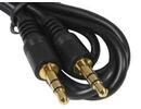 High Quality Gold Audio AUX Cable Jack 3.5mm 1.2m iPod MP3 MP4 universal AUX kabelis