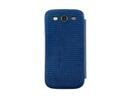 Samsung i9300 Galaxy S3 III Anymode Luxury Croco Dark Blue case cover maks