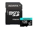 Adata MEMORY MICRO SDXC 128GB W/AD./AUSDX128GUI3V30SA2-RA1
